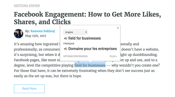 google-traduction-extension